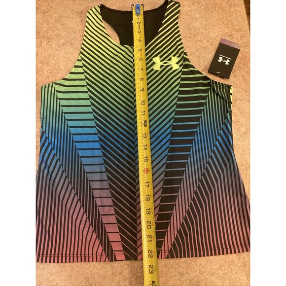 Under Armour UA Rush Run Distance Singlet Top Women's Size Medium NEW - Picture 5 of 6